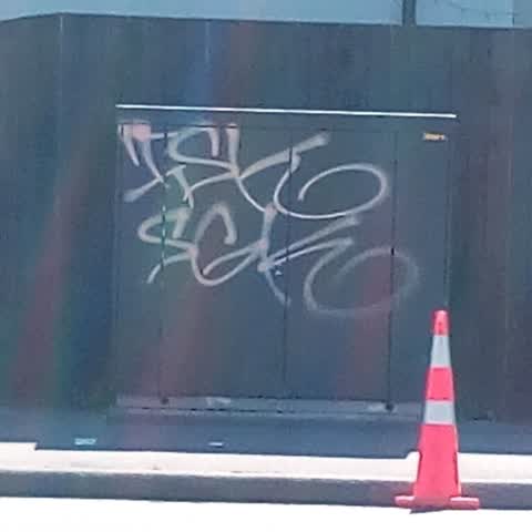 Graffiti, a report photo