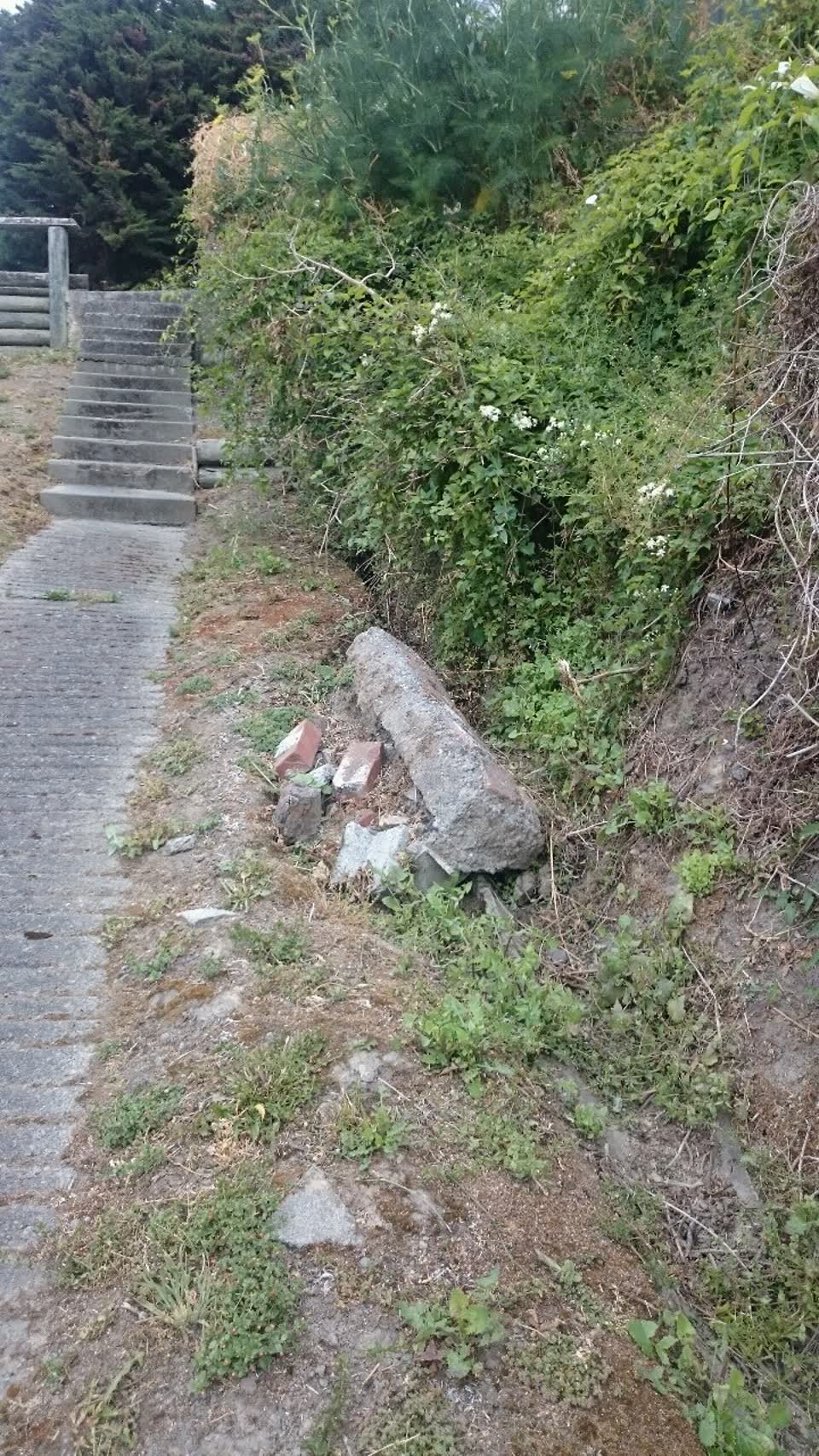 The photograph attached to this wastewater/stormwater report