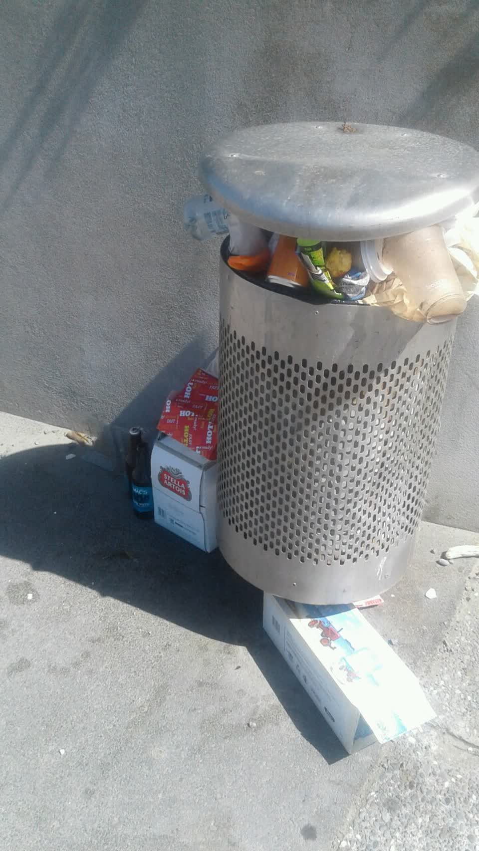 The photograph attached to this rubbish/recycling report