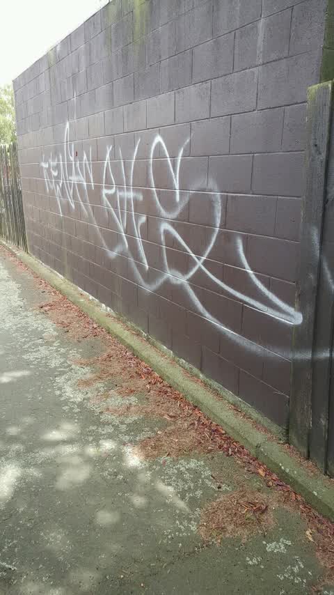 Graffiti, a report photo