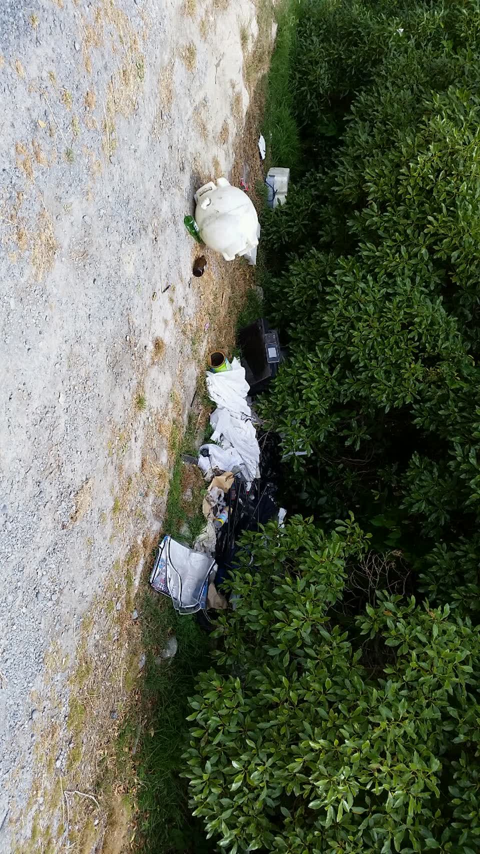 The photograph attached to this rubbish/recycling report