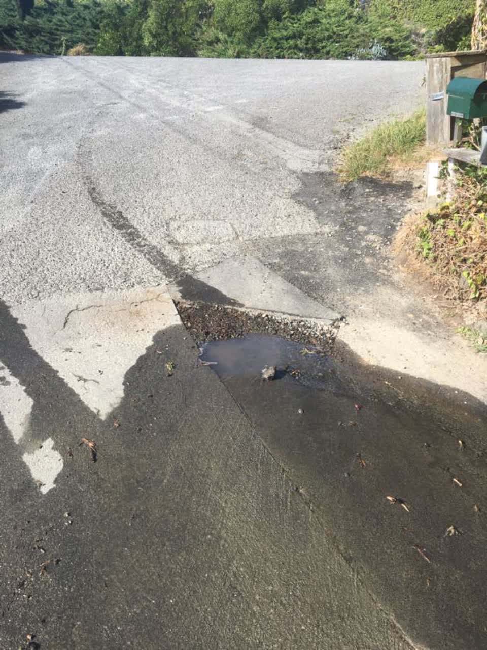 The photograph attached to this water supply report