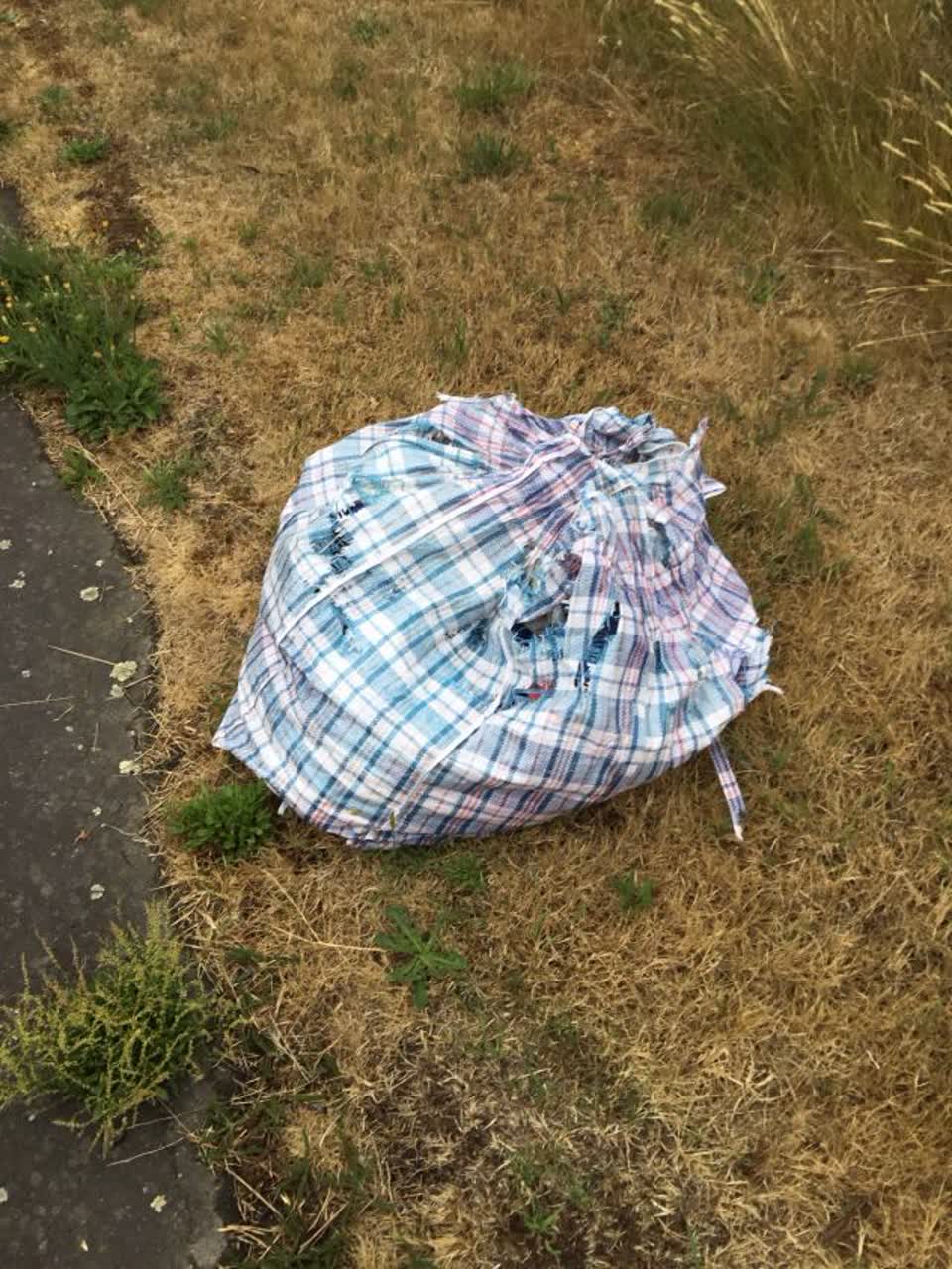 The photograph attached to this rubbish/recycling report