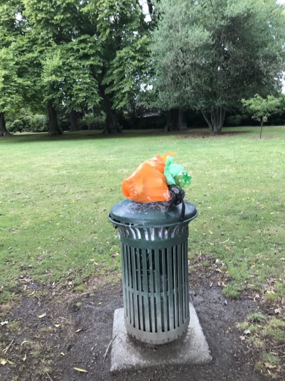 The photograph attached to this parks report
