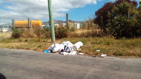 Rubbish/Recycling, a report photo