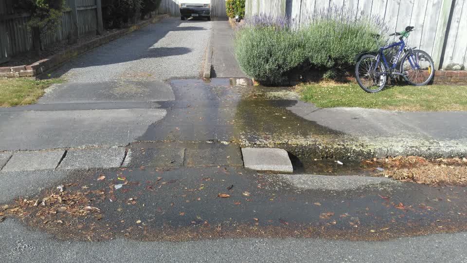 The photograph attached to this water supply report