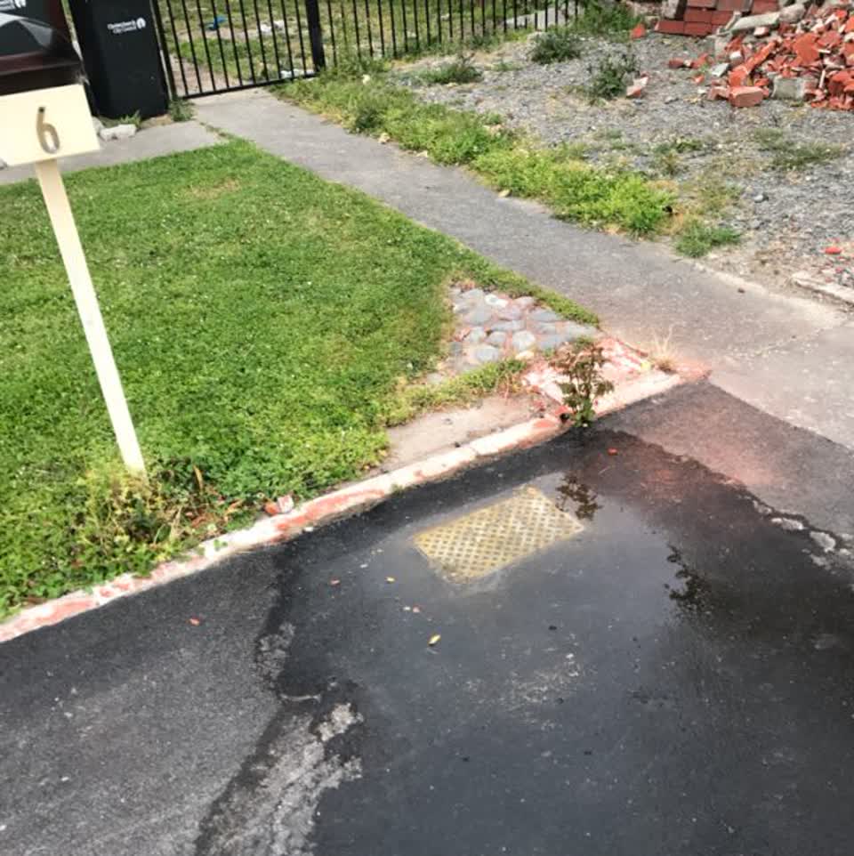 The photograph attached to this water supply report