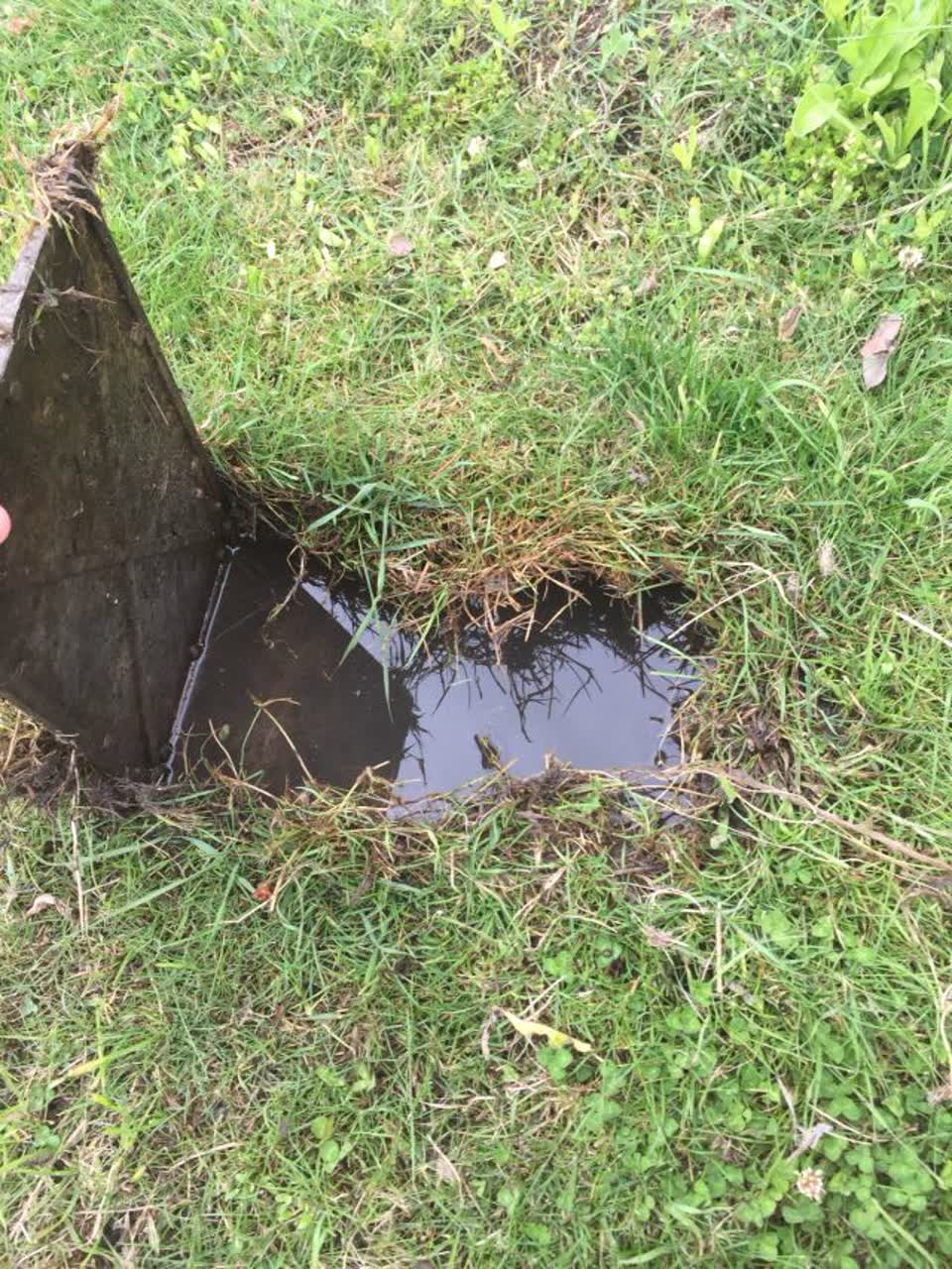 The photograph attached to this water supply report