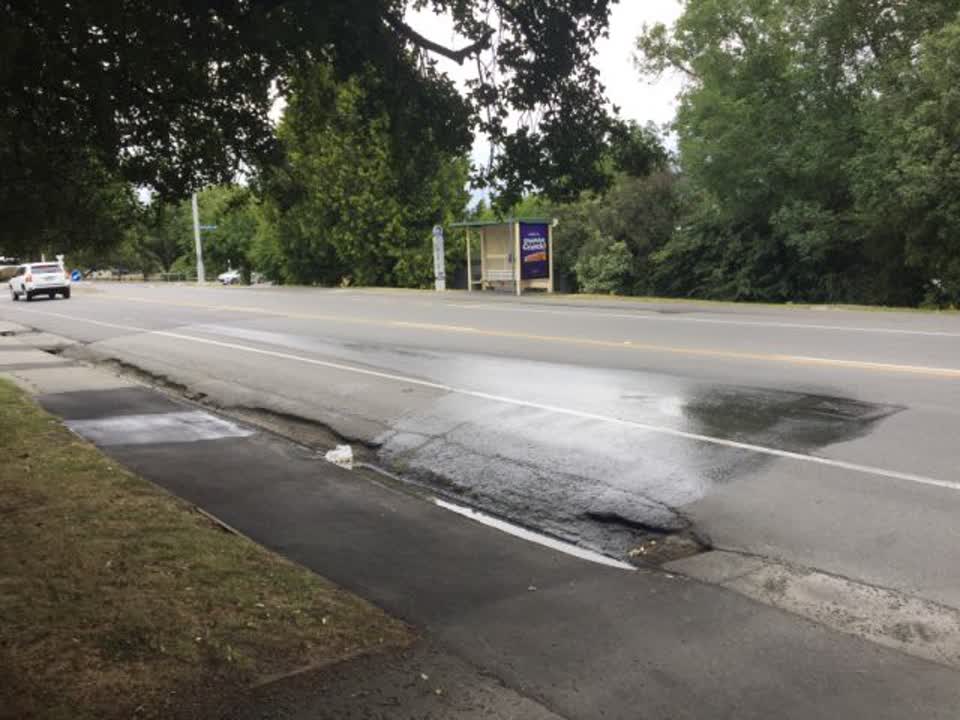The photograph attached to this water supply report