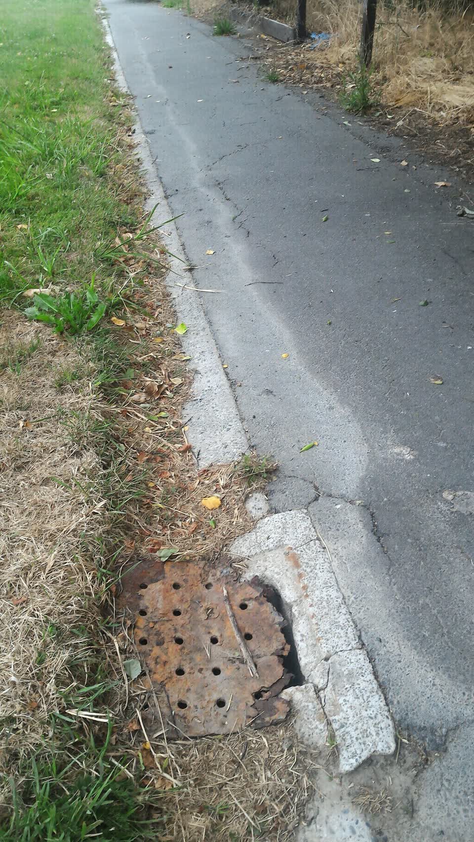 The photograph attached to this wastewater/stormwater report