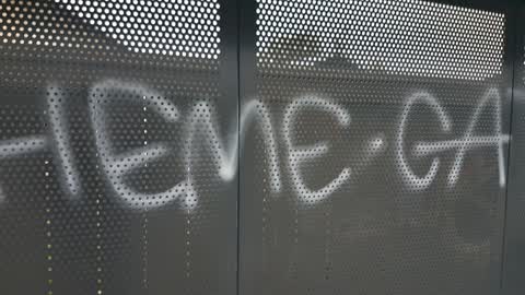 Graffiti, a report photo