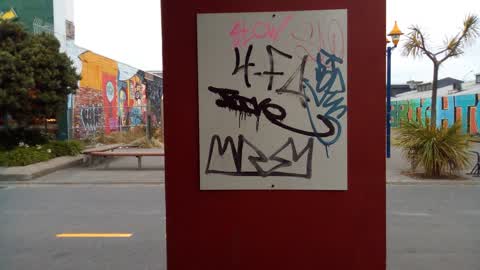 Graffiti, a report photo