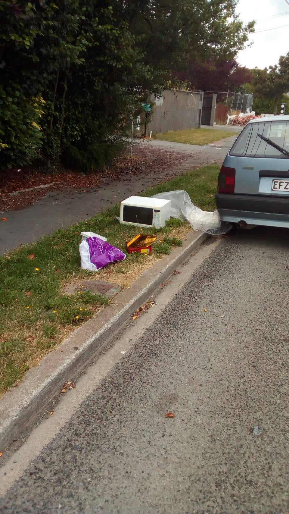The photograph attached to this rubbish/recycling report