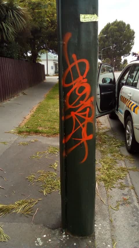 Graffiti, a report photo
