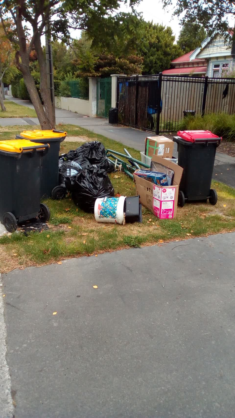 The photograph attached to this rubbish/recycling report
