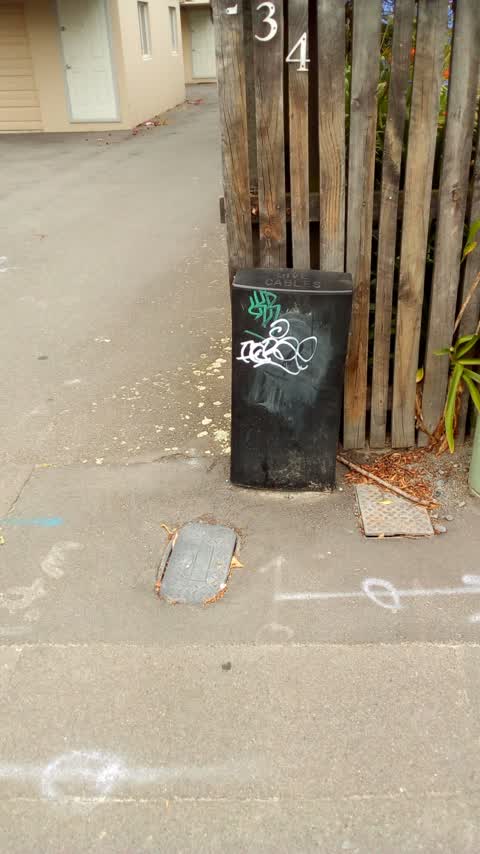 Graffiti, a report photo