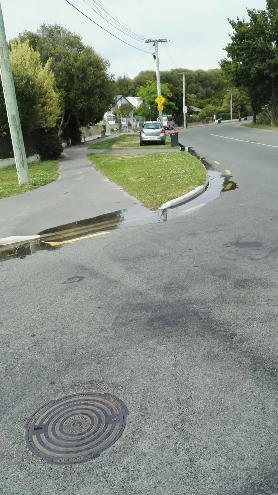 The photograph attached to this wastewater/stormwater report