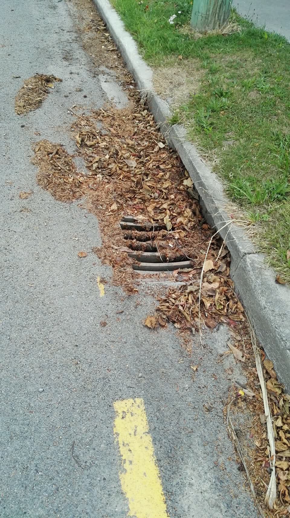 The photograph attached to this wastewater/stormwater report