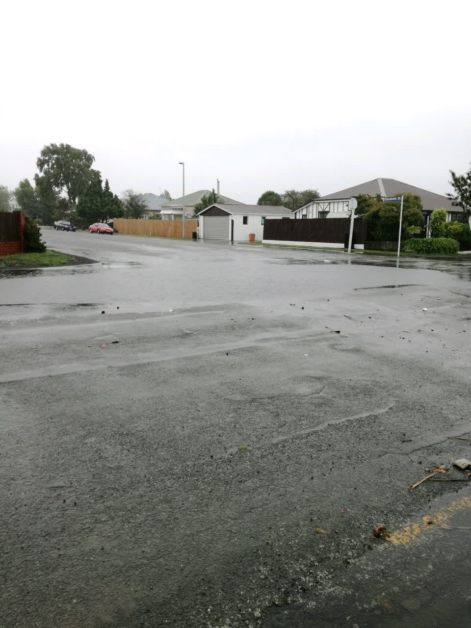 The photograph attached to this wastewater/stormwater report