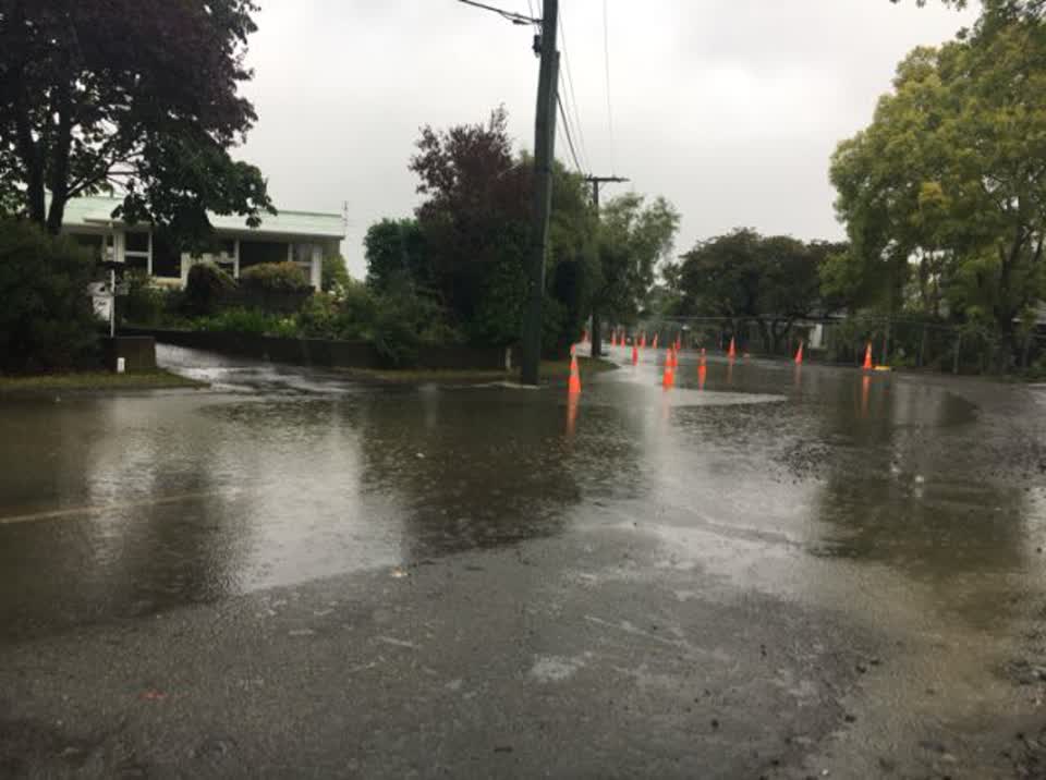The photograph attached to this wastewater/stormwater report