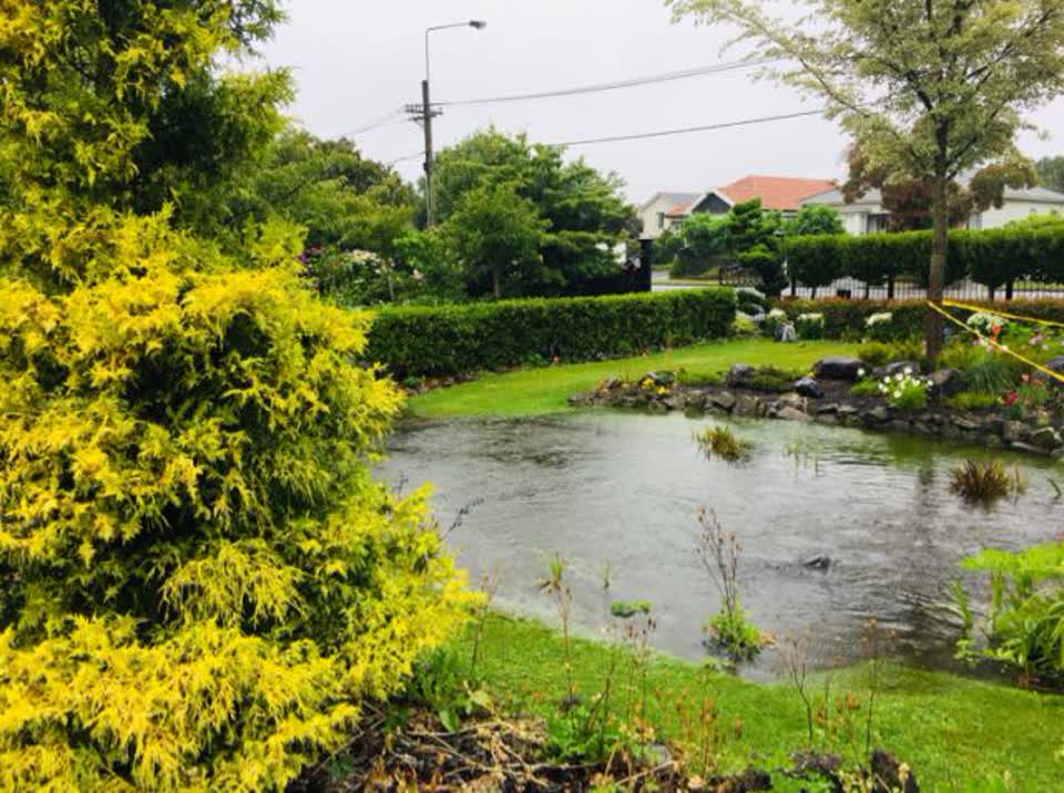 The photograph attached to this wastewater/stormwater report