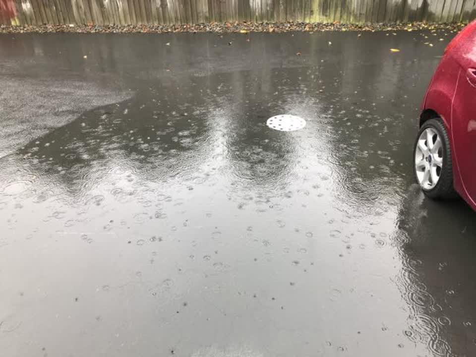 The photograph attached to this wastewater/stormwater report