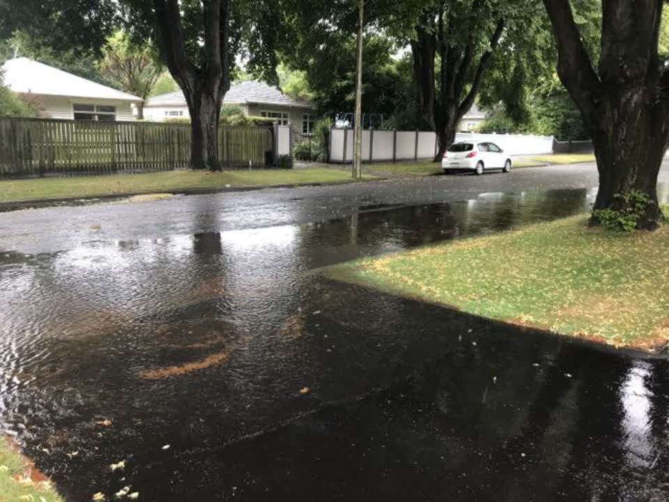The photograph attached to this wastewater/stormwater report
