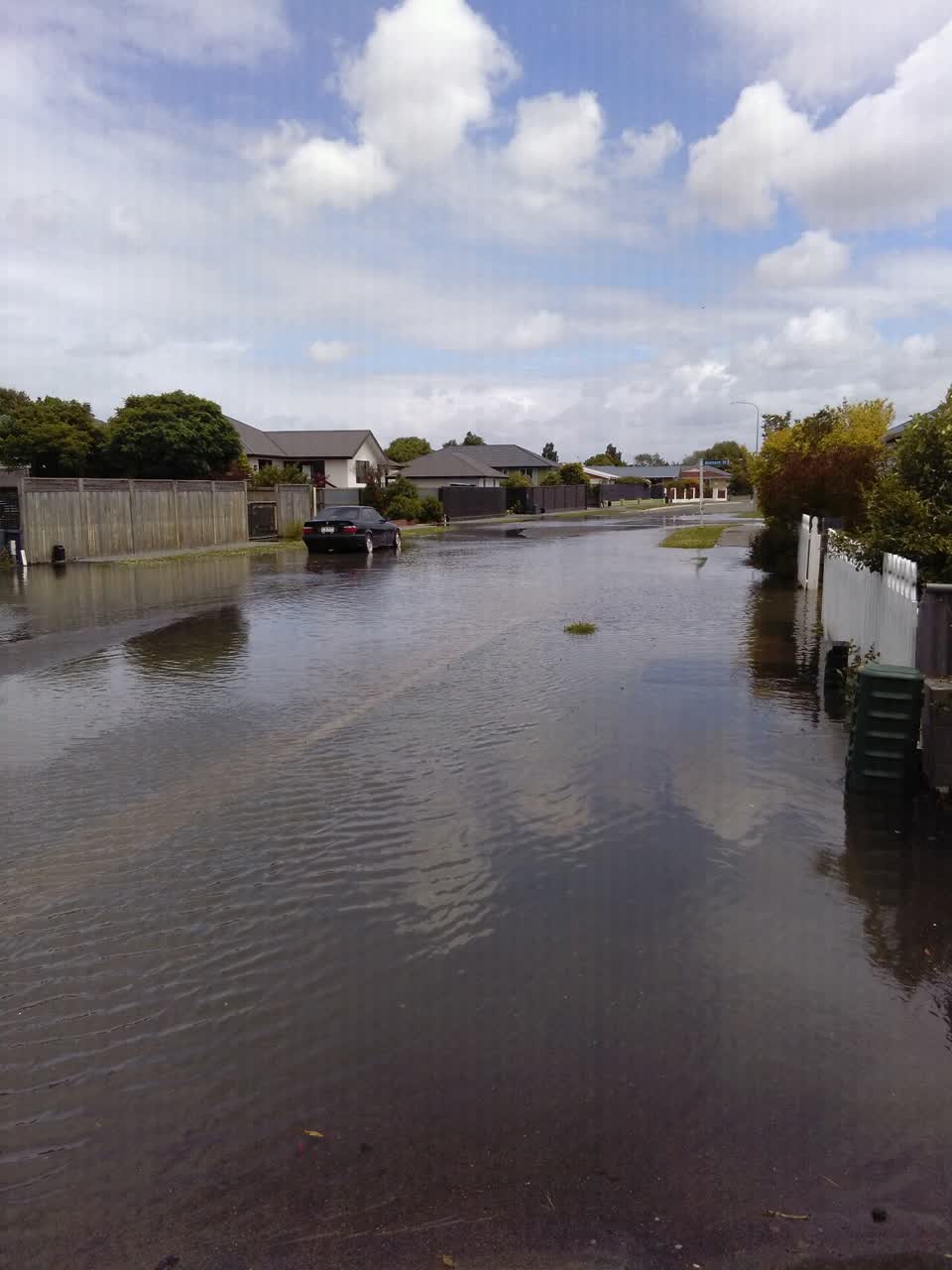 The photograph attached to this wastewater/stormwater report