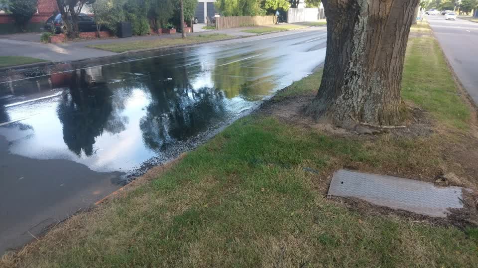 The photograph attached to this water supply report