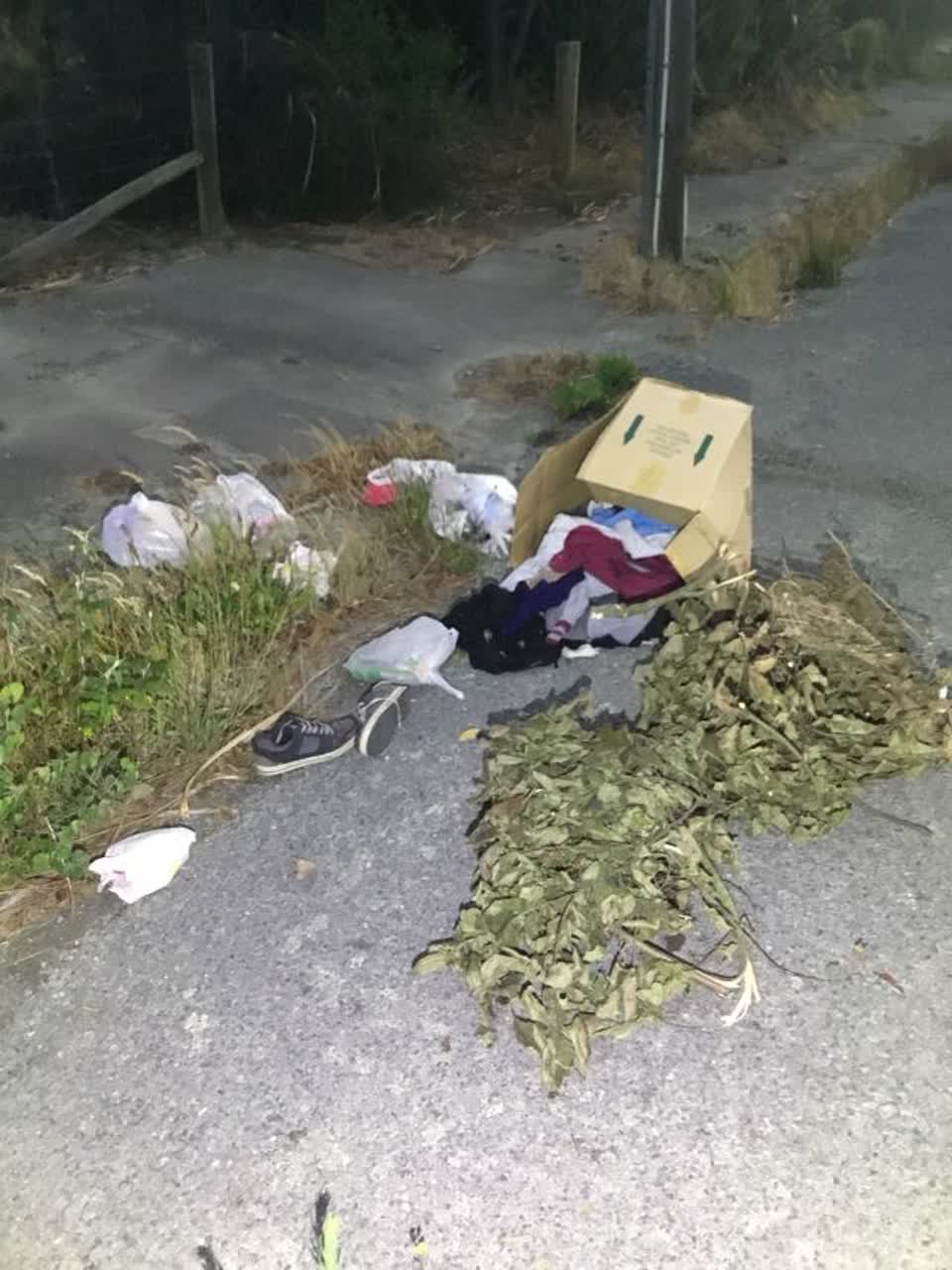The photograph attached to this rubbish/recycling report