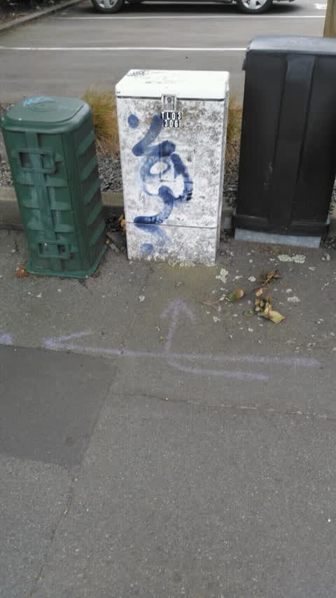 Graffiti, a report photo