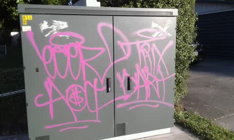Graffiti, a report photo