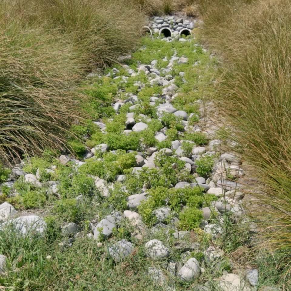 The photograph attached to this wastewater/stormwater report