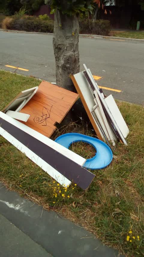 Rubbish/Recycling, a report photo