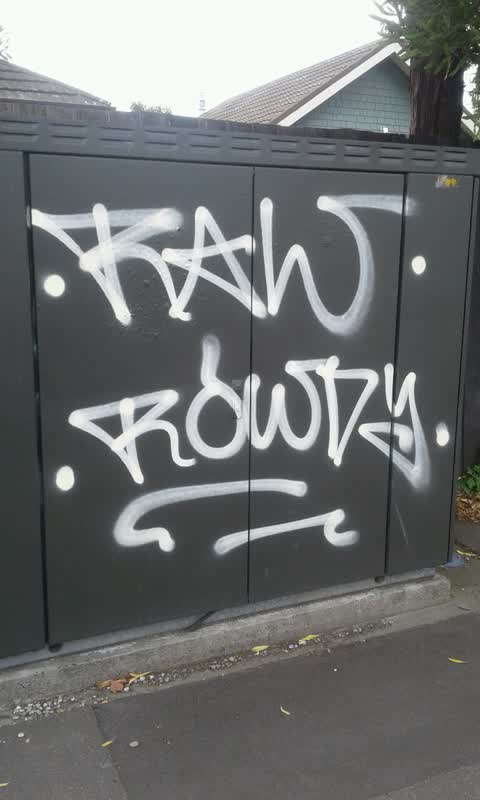 Graffiti, a report photo