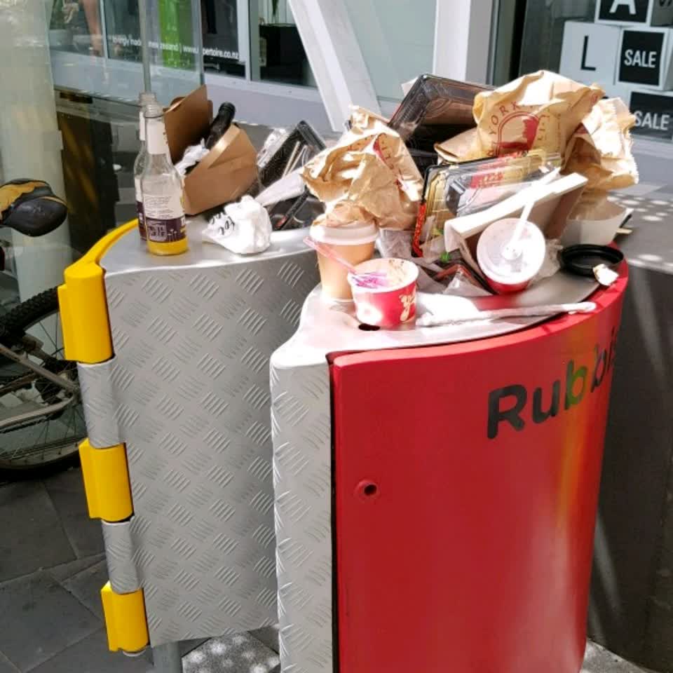 The photograph attached to this rubbish/recycling report