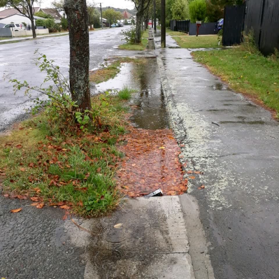 The photograph attached to this wastewater/stormwater report