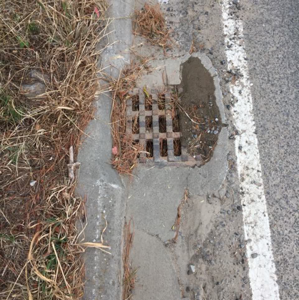 The photograph attached to this wastewater/stormwater report