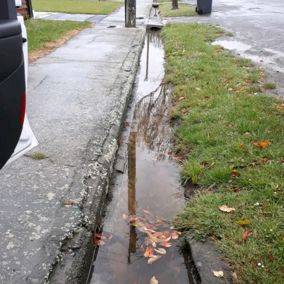 The photograph attached to this wastewater/stormwater report