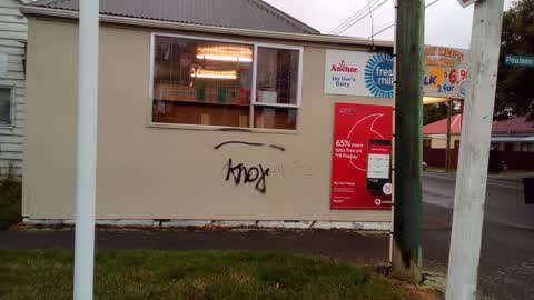 Graffiti, a report photo