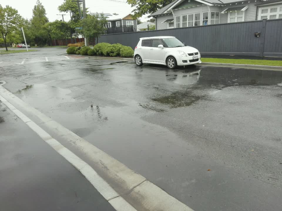 The photograph attached to this wastewater/stormwater report