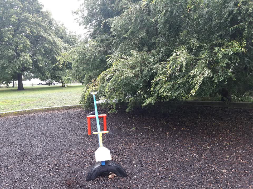 The photograph attached to this parks report