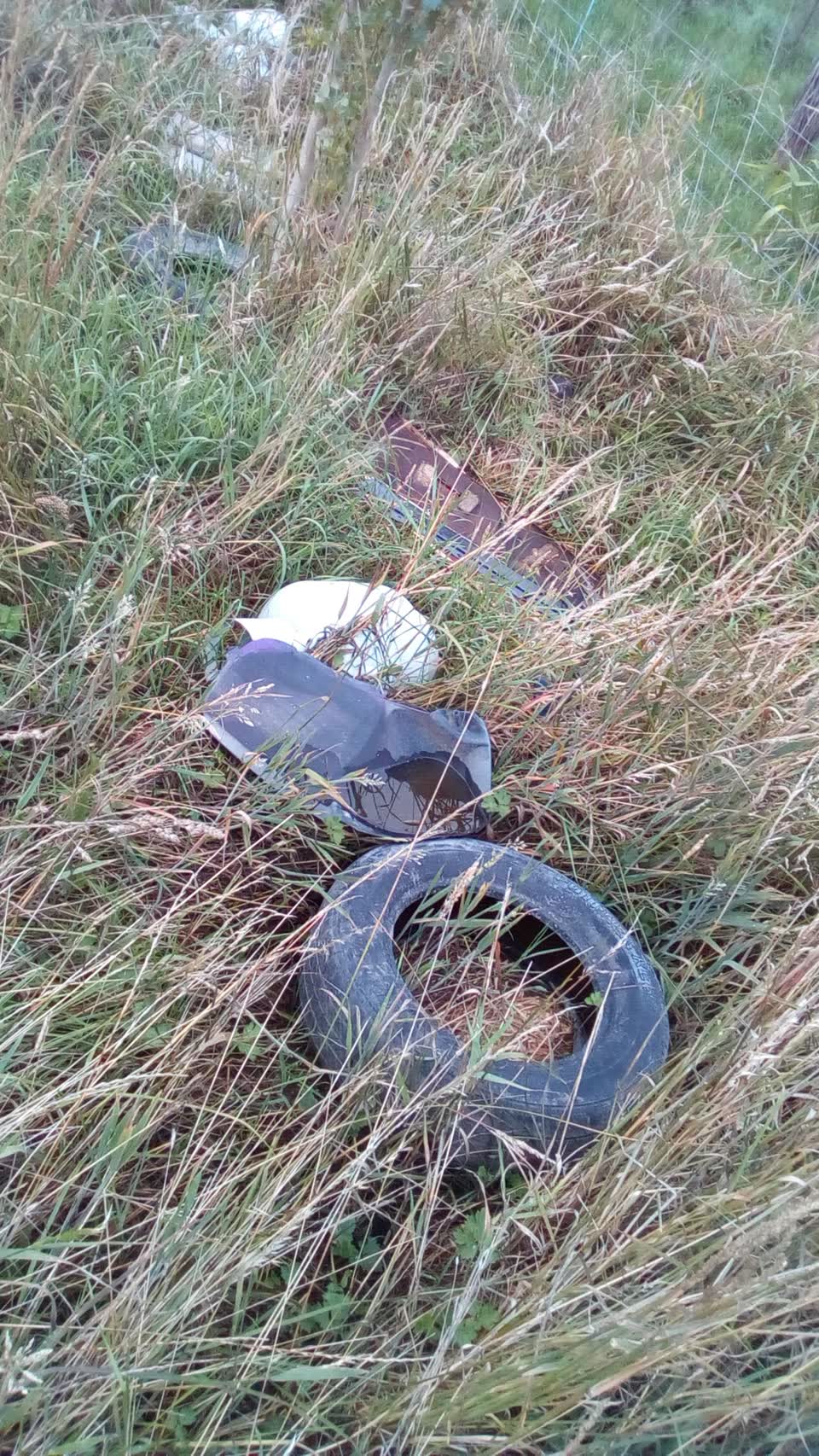 The photograph attached to this rubbish/recycling report