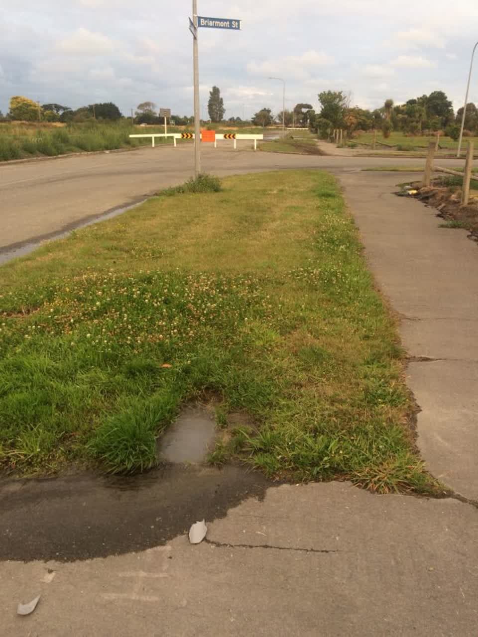 The photograph attached to this water supply report