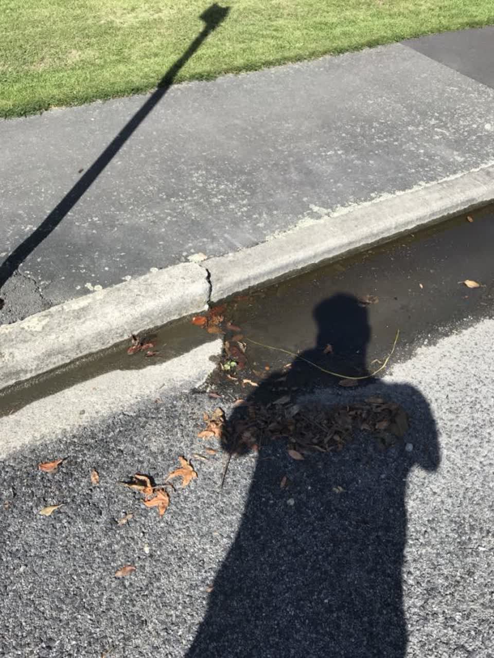 The photograph attached to this wastewater/stormwater report