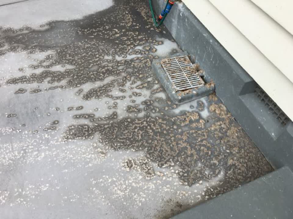 The photograph attached to this wastewater/stormwater report