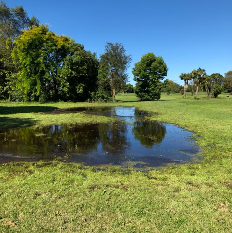 The photograph attached to this wastewater/stormwater report