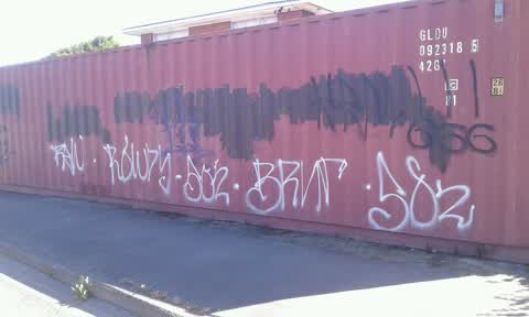 Graffiti, a report photo