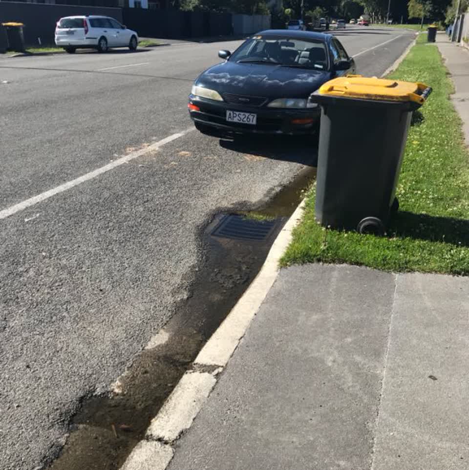 The photograph attached to this wastewater/stormwater report