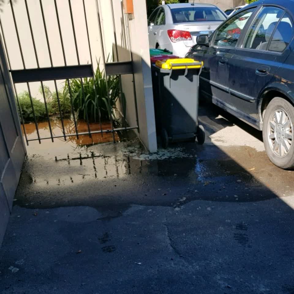 The photograph attached to this water supply report